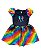 Fantasia vestido Bruxa collor infantil - Imagem 1