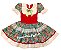 Vestido junino poás bonequinha bebê-infantil - Imagem 3