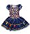 Vestido junino blusa estampada infantil-juvenil - Imagem 4