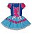 Vestido junino floral e poás adulto - Imagem 1
