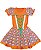 Vestido junino blusa estampa adulto - Imagem 1