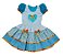Vestido junino coração paetê infantil - Imagem 2