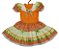 Vestido junino xadrez e laise luxo juvenil - Imagem 1