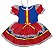 Vestido junino avental bebê - Imagem 7