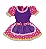 Vestido junino avental bebê - Imagem 1