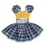 Vestido junino xadrez poás com corpete juvenil - Imagem 3