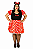 Fantasia vestido Minnie Ratinha plus size com tiara - Imagem 1