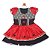 Fantasia vestido Rainha Copas plus size com tiara - Imagem 2