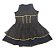 Vestido Preto e Dourado Mulltiuso plus size - Imagem 2