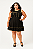 Vestido Preto e Dourado Mulltiuso plus size - Imagem 1