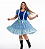 Vestido Junino Plus Size com Babado e Saia Rodada - Imagem 1