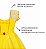Fantasia Princesa Amarela Infantil Vestido Midi com Saia Delicada - Imagem 3