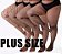 Meia arrastão Plus Size - trama larga - Imagem 1