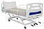 Cama Hospitalar Manual 3 Movimentos com Elevação do Leito em ABS Semi Luxo - Imagem 2