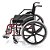 Cadeira de Rodas Confort Elite Plus 52cm Obeso 130Kg com Pneu Inflável - Imagem 2