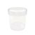Pote Acrílico 200ml Tampa Rosqueável Com 4 Unidades - Imagem 1