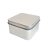Lata Quadrada Metal Prata 110ml c/ 6 Unidades - Imagem 1