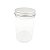 POTE C/TAMPA 180ML C/4 UNDS 9,5X5,5CM PRATA 3491 - Imagem 1