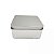 LATA QUADRADA MEDIA 300ML C/6 UNDS 9,5X9,5X4CM PRATA 1573 - Imagem 1