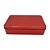 LATA RETANGULAR G 19X11X4,5CM VERMELHA 3582 - Imagem 3