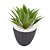 VASO AUTO IRRIGAVEL CINZA 11CM X 11,5CM 6572C - Imagem 2