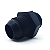 Niple 10an X 8an O-ring Aeroquip Conexão Alumínio Preto - Imagem 2
