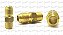 NIPLE AEROQUIP1/8 NPT X 4 AN LATÃO - 4MM - Imagem 1