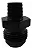Niple 3/8npt X 12an O'ring Aeroquip Conexão Alumínio Preto - Imagem 1