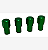 WING NUTS SEXT. CHEVETTE VERDE - Imagem 1