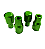 WING NUTS SEXT. CHEVETTE VERDE - Imagem 1