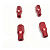 WING NUTS SEXT. CHEVETTE VERMELHO - Imagem 4