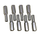 Kit Parafusos Wing Nuts Sextavado Tampa De Válvulas Motor Vw Ap Prata - Imagem 3