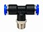 UNIAO T ROSCA 1/4 NPT X 8MM - Imagem 1