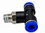 UNIAO T ROSCA 1/8 NPT X 6MM - Imagem 2