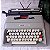 FUNCIONANDO Máquina De Escrever Datilografia Olivetti College Cinza Prata - Imagem 12