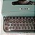 Funcionando Máquina de Escrever Datilografia Olivetti Lettera 22 verde - Imagem 10