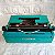 Funcionando Máquina De Escrever Olivetti Studio 45 Verde com Case - Imagem 10