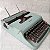 2 - Funcionando Máquina de Escrever Datilografia Olivetti Lettera 22 verde Clarice Lispector - Imagem 5