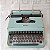 2 - Funcionando Máquina de Escrever Datilografia Olivetti Lettera 22 verde Clarice Lispector - Imagem 2