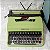 Funcionando Máquina De Escrever Olivetti Lettera 32 Verde - Imagem 14