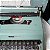 Funcionando Máquina De Escrever Olivetti Lettera 32 verde - Imagem 9