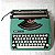Funcionando Máquina De Escrever Datilografia Olivetti Lettera 82 Verde - Imagem 12