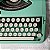 Máquina De Escrever Datilografia Verde Claro Olivetti Lettera 82 Funcionando - Imagem 9