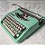 Máquina De Escrever Datilografia Verde Claro Olivetti Lettera 82 Funcionando - Imagem 4
