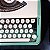 Máquina De Escrever Datilografia Verde e Creme Olivetti Lettera 82 Funcionando - Imagem 9