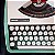Máquina De Escrever Datilografia Verde e Creme Olivetti Lettera 82 Funcionando - Imagem 8