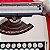 Funcionando Máquina De Escrever Datilografia Olivetti Lettera 82 cor creme - Imagem 6