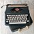Funcionando Máquina De Escrever Olivetti Lettera 82 Azul Marinho Typewriter - Imagem 15