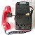 Telefone Antigo Vermelho clássico GTE - Decoração - Imagem 5