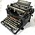 FUNCIONANDO - Máquina De Escrever Datilografia Remington 12 Ano de 1922 Typewriter MADE IN USA - Imagem 12